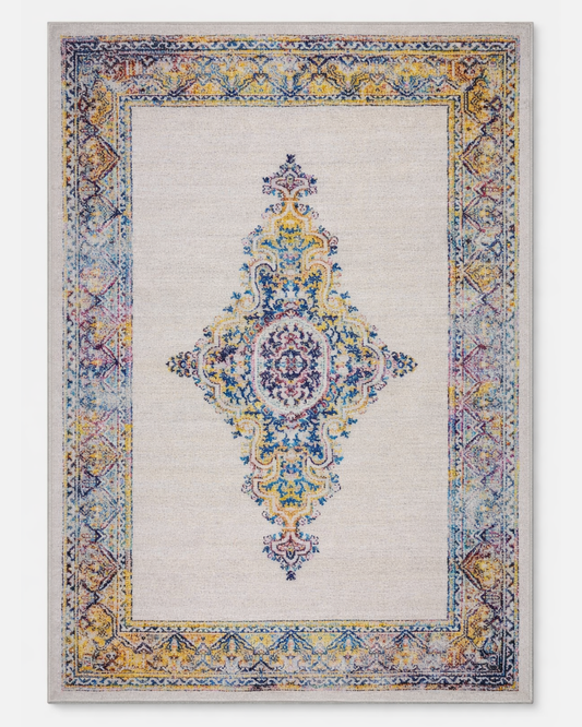 Joy Rug Collection Tribal Rug 5x7 Traditional Patterned Multicolor Area Rug  - LDL-00124