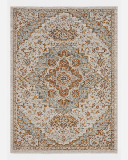 Turkish Rug Traditional Patterned Multicolor  Area Rug  - LDL-00121