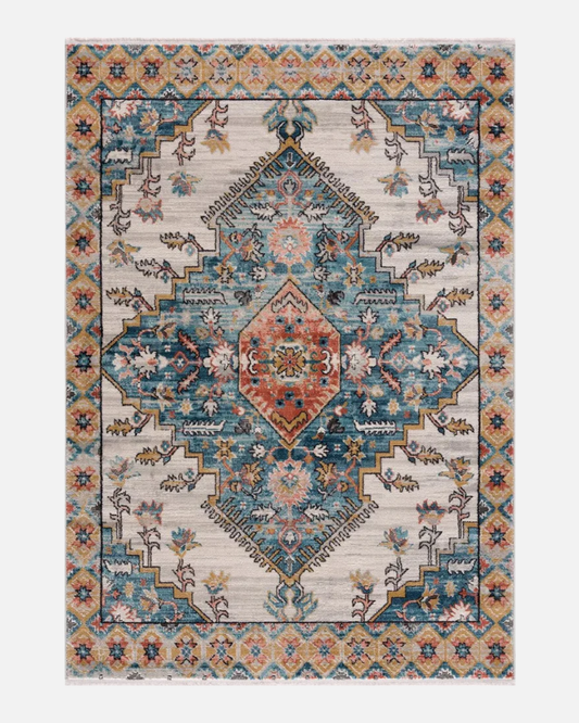 Persian Rug Traditional Patterned Multicolor Area Rug  - LDL-00113