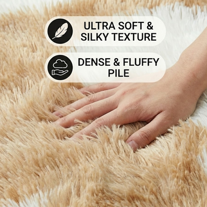 Checkered Shag Rug Super Soft Washable rgc-0200