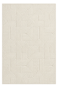 Capslpad Cream Boho Geometric Washable Rug - rgc323