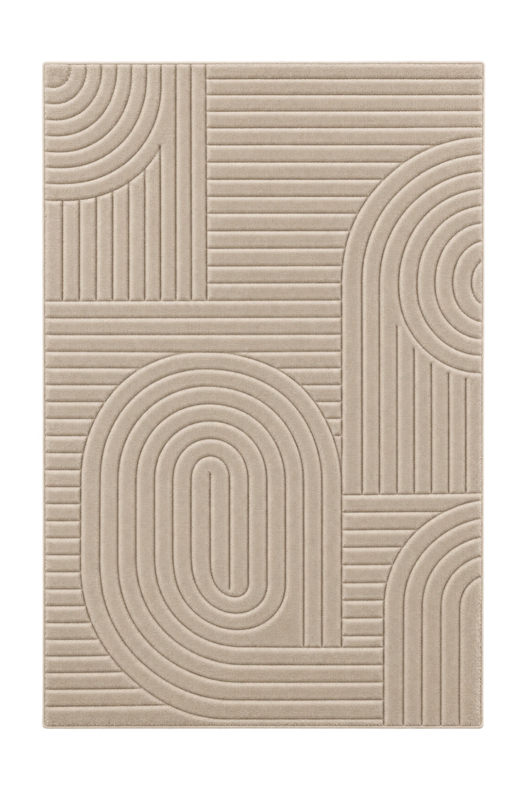 Brown Fluffy Wasable Solid Rug - rgmr01