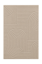 Brown Fluffy Wasable Solid Rug - rgmr01