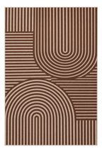 Minimal Boho 5x7 Washable Rug Brown  - rgc303