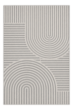 Minimal Boho 5x7 Washable Rug Grey  - rgc305