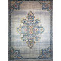 Joy Rug Collection Area Rug 5x7 Oriental Patterned Grey Blue Area Carpet 
