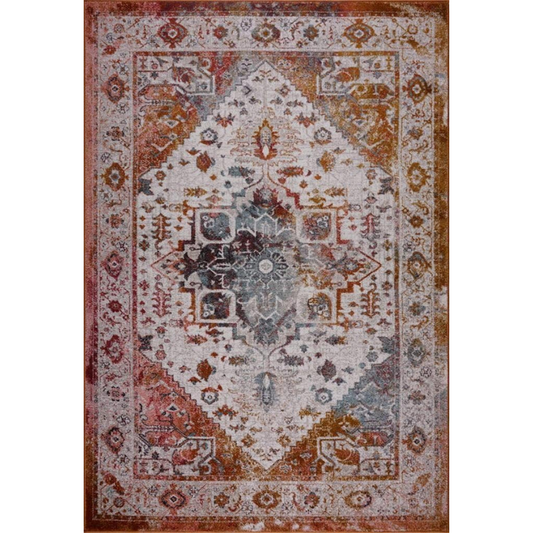 Joy Rug Collection Traditional Rug 5x7 Classic Patterned Brown Area Rug