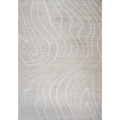 Modern Beige Cream Rug Boho Modern  Living Room Kitchen and Bedroom