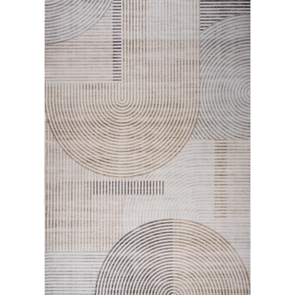 Modern Minimalist Area Rug Beige Modern Living Room Kitchen and Bedroom Rug