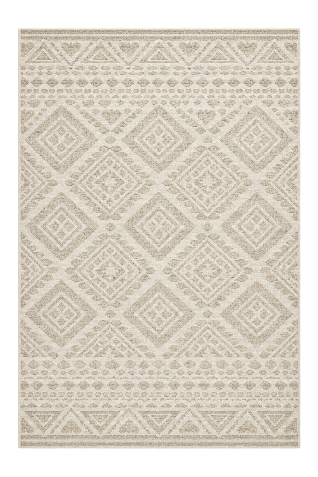 Moroccan Boho Washable Rug - rgc315