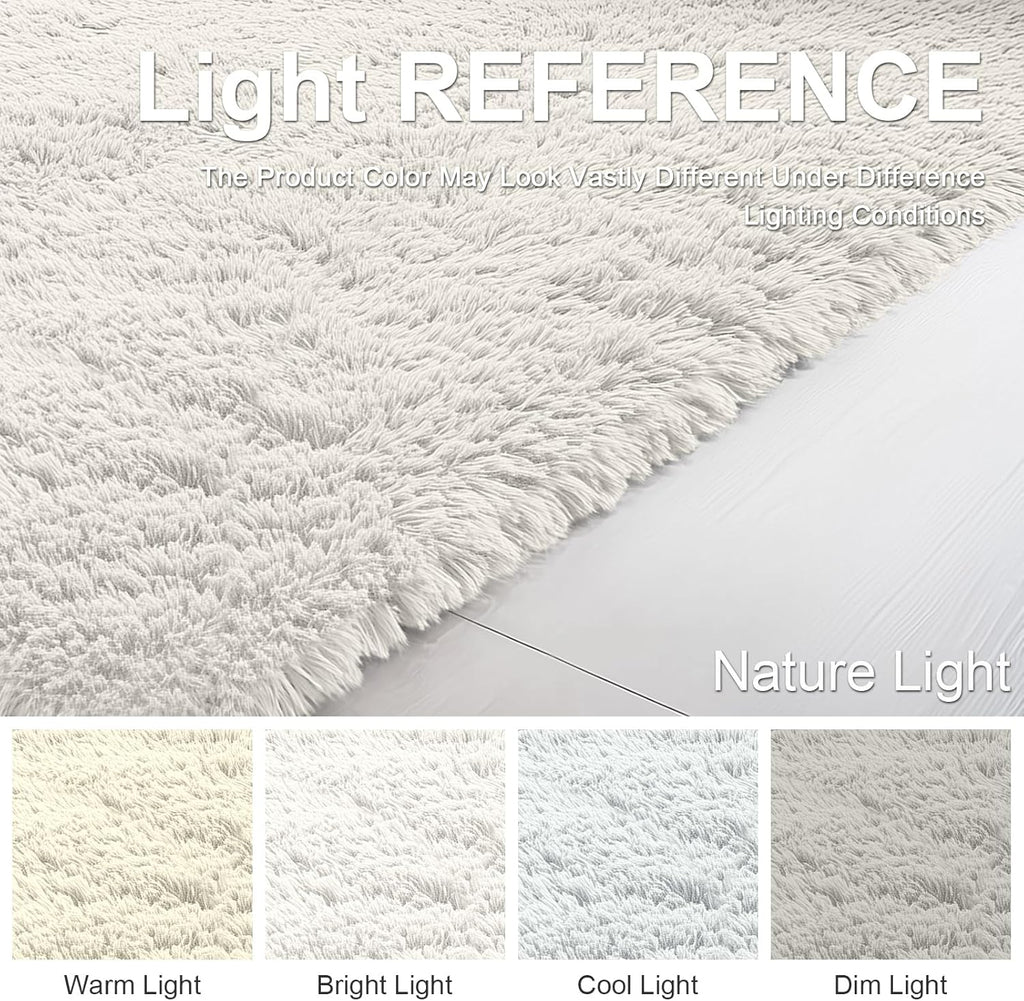 Rugsco Shag Rug Selection, Fluffy, Cozy & Machine Washable - rgc003