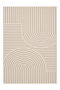 Minimal Boho 5x7 Washable Rug Beige - rgc301