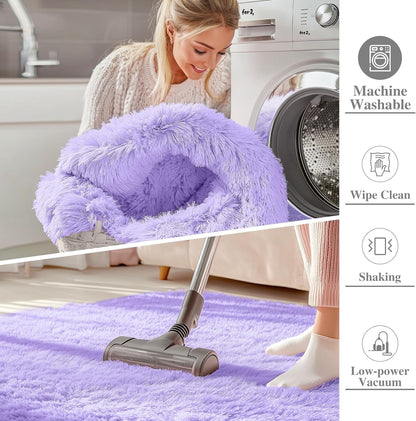 Rugsco Shag Rug Selection, Fluffy, Cozy & Machine Washable - rgc003