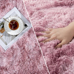 Cloud Pink Shag Rug, Modern, Cozy and Cute Soft Area Rug - rgc006