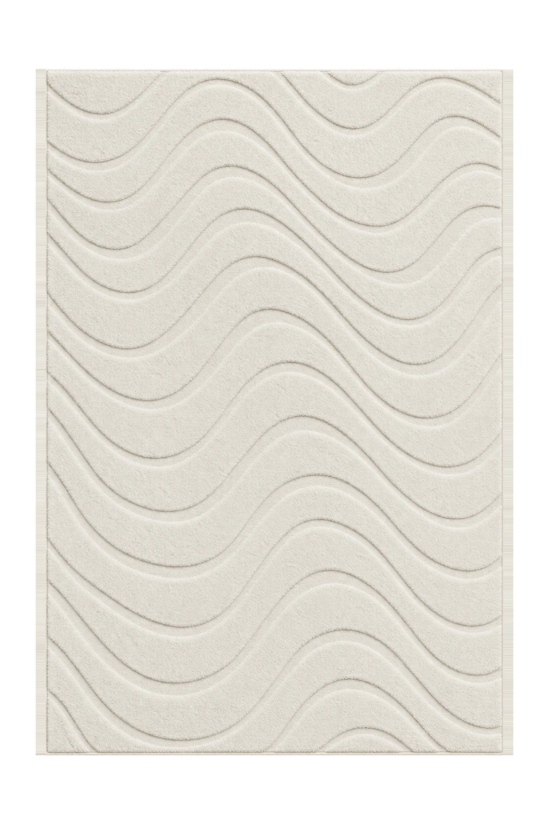 Pearl White Washable Rug - rgc340