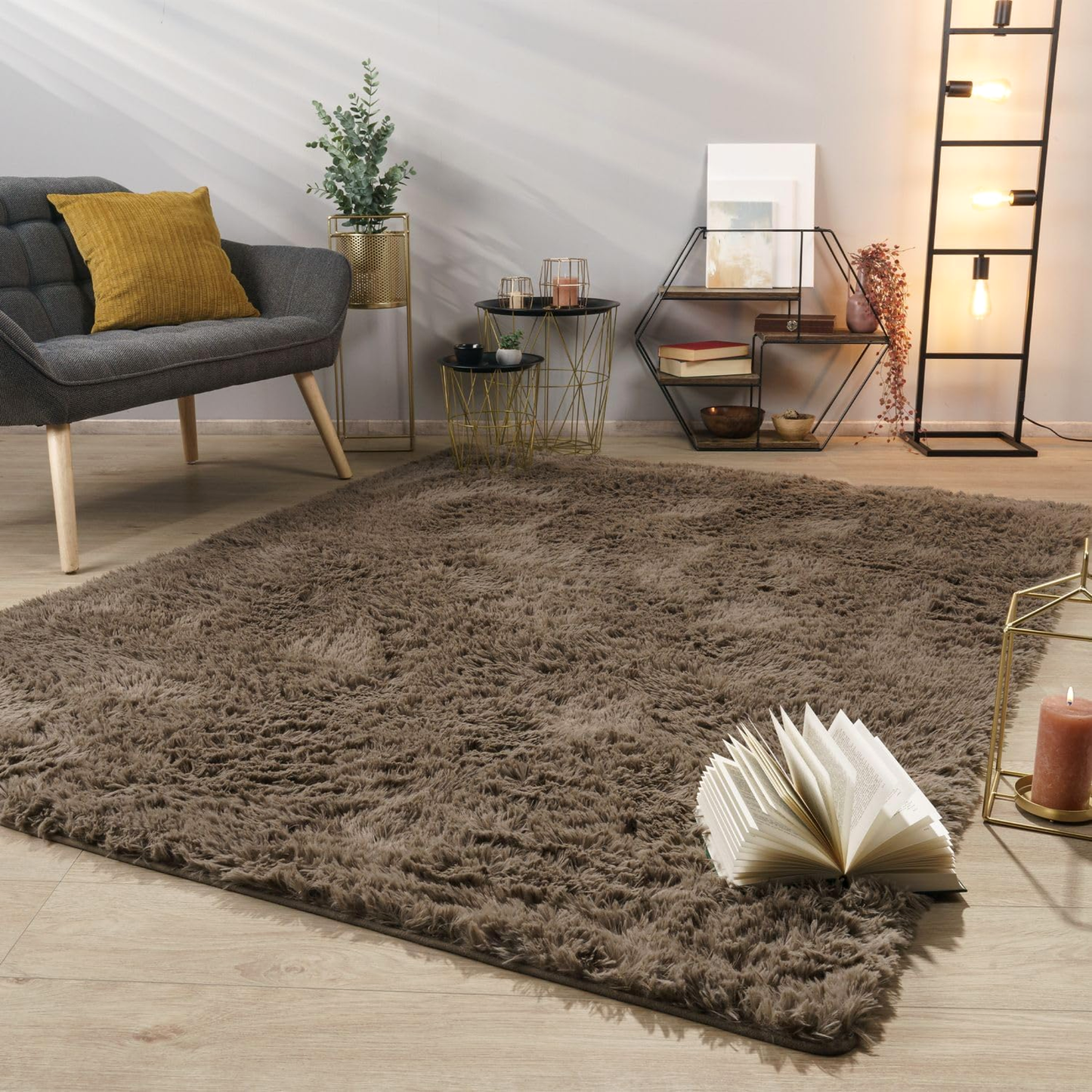 Rugsco Shag Rug Selection, Fluffy, Cozy & Machine Washable - rgc003