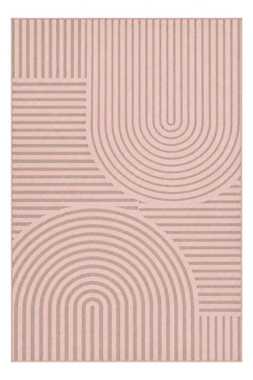 Minimal Boho 5x7 Washable Rug Pink - rgc307