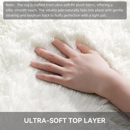 Rugsco Shag Rug Selection, Fluffy, Cozy & Machine Washable - rgc003